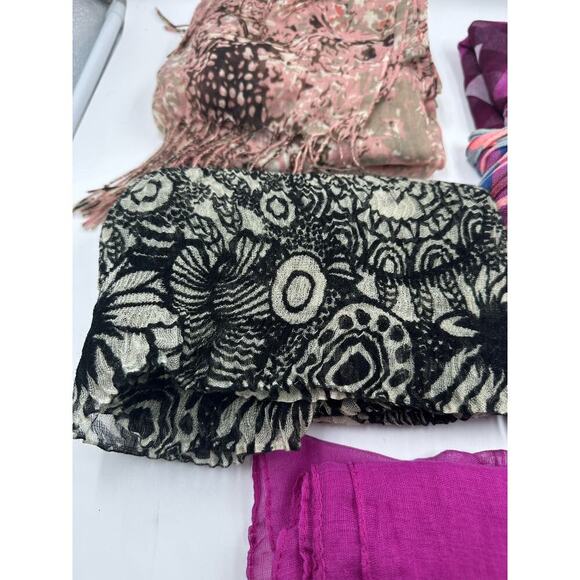 Lot of 5 Woman Scarves New - Picture 3 of 7